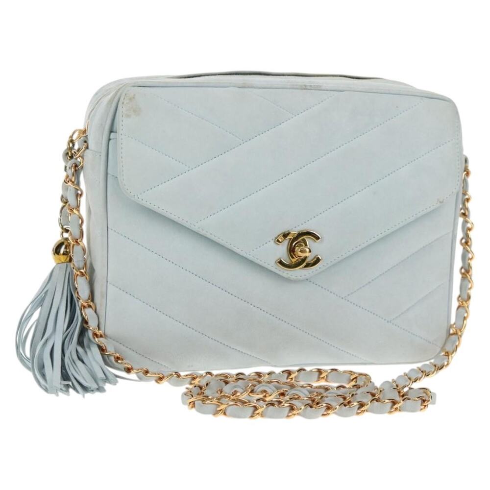 Chanel CC Bias Stitch Chain Shoulder Bag